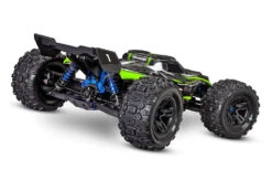 Traxxas Sledge 1/8 Scale 4WD Brushless Electric Monster Truck 25 Traxxas Sledge 1/8 Scale 4WD Brushless Electric Monster Truck -Remote Control Car Store 95076 4 Sledge 3qtr Rear GREEN