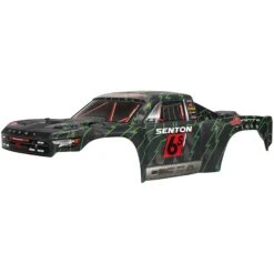 ARRMA Painted Body, Black/Green: Senton 6S BLX ARAC3409 | AR406144