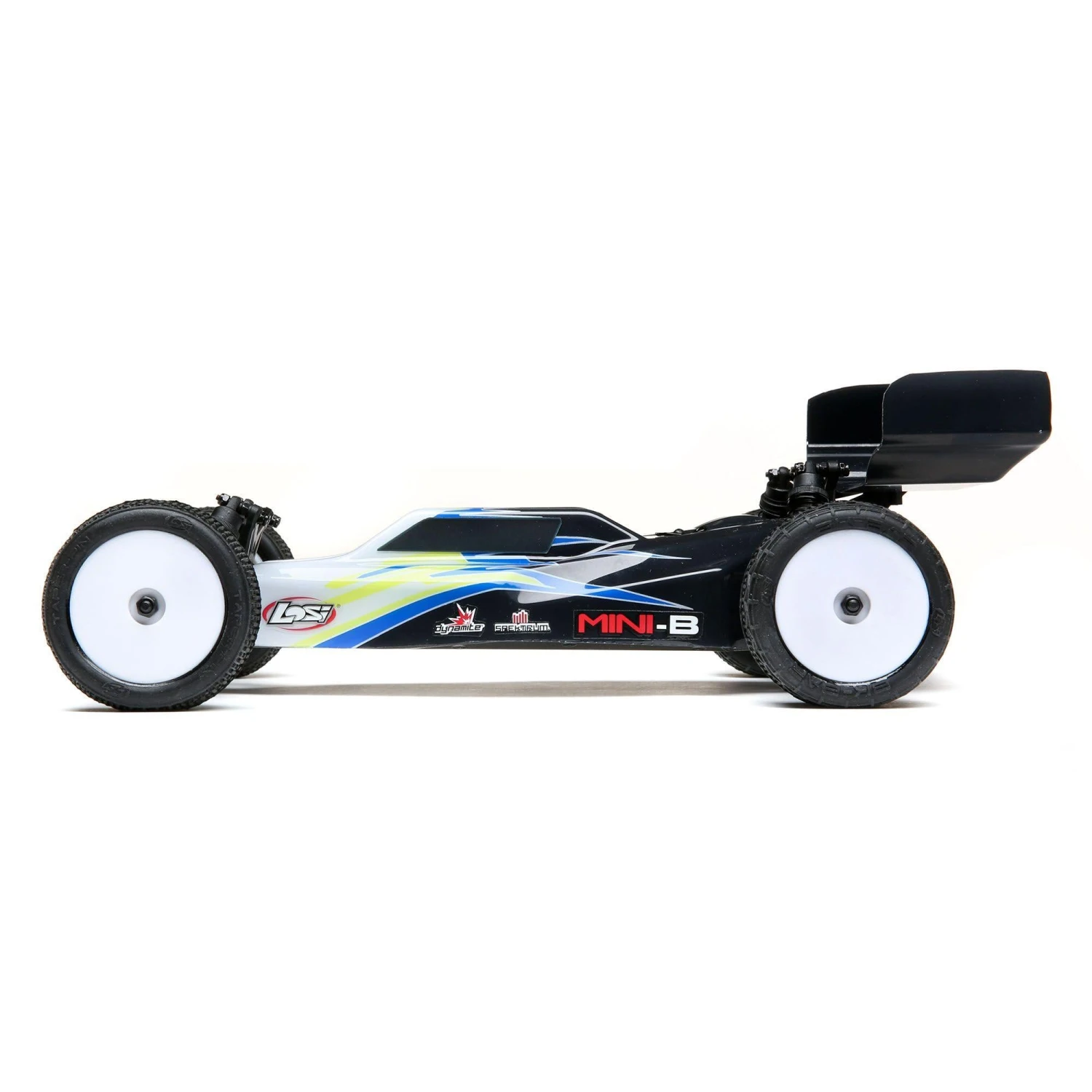 Losi Mini-B Brushed RTR 1/16 2WD Buggy Black/White 3 Losi Mini-B Brushed RTR 1/16 2WD Buggy Black/White - Image 3