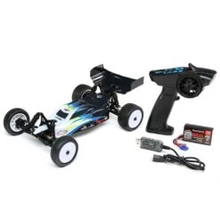 Losi Mini-B Brushed RTR 1/16 2WD Buggy Black/White 14 Losi Mini-B Brushed RTR 1/16 2WD Buggy Black/White -Remote Control Car Store LOS01016T2 A08 F05FWOLI