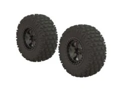 ARRMA Dboots 'Fortress SC' Tire Set Glued Gun Metal (2) ARA550087