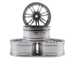 MST MXS-832010FS RE30 Wheel Set (Flat Silver) (4) (+10 Offset) W/12mm Hex
