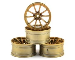MST MXS-832068GD GTR Wheel Set (Gold) (4) (+9 Offset) W/12mm Hex