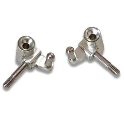 Nexx Racing Aluminum Low Down Knuckle Set For V-LINE (SILVER) NX-125