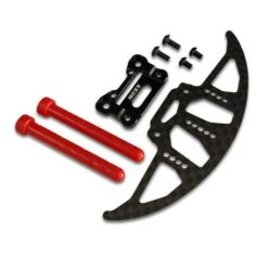 Nexx Racing Aluminum Interchangeable Mount Lexan GT Car Body Carbon Front Bumper (BLACK) NX-209