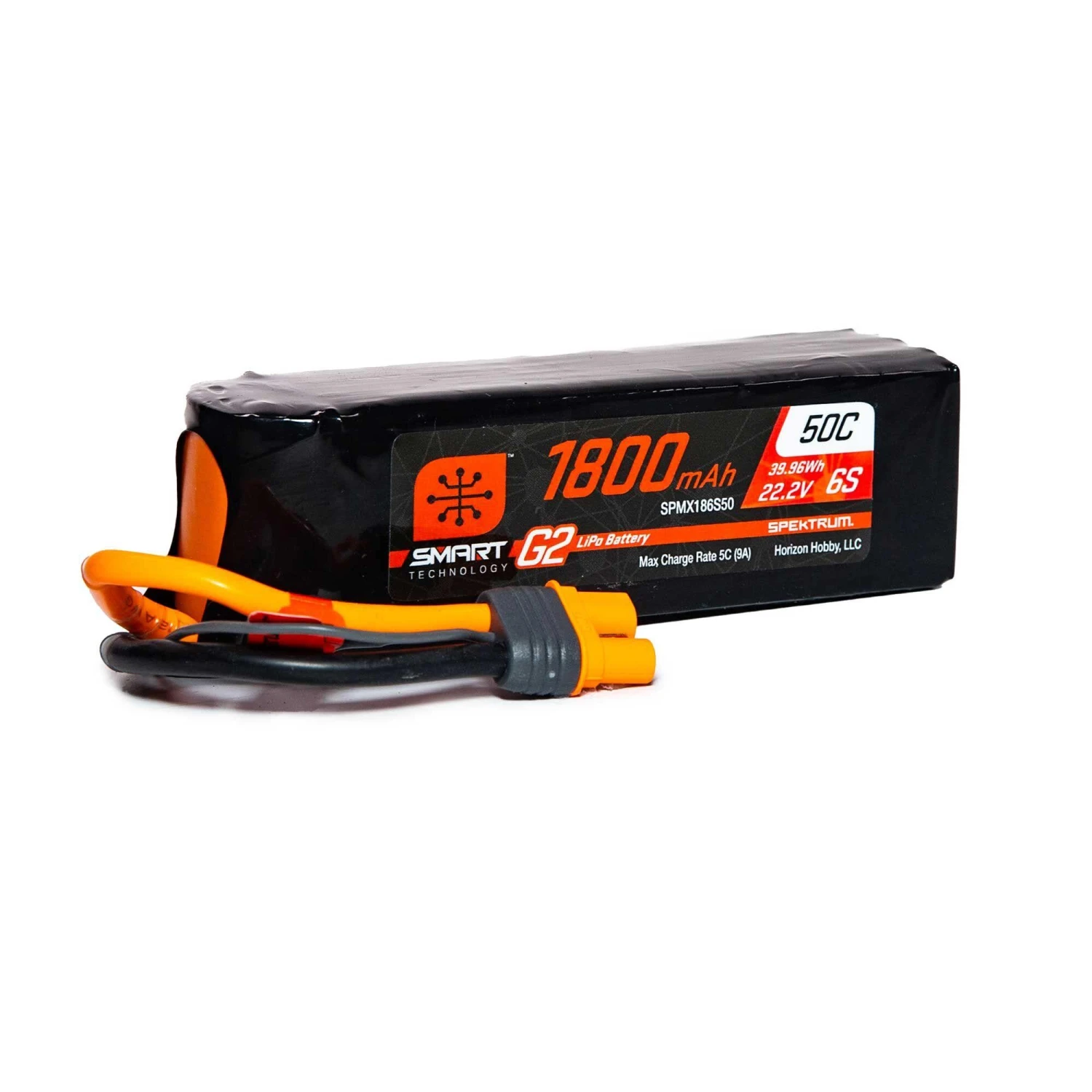 Spektrum 1800mAh 6S 22.2V Smart G2 LiPo 50C IC3 SPMX186S50 1 Spektrum 1800mAh 6S 22.2V Smart G2 LiPo 50C IC3 SPMX186S50