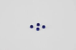 Kyosho Mini-Z (MZW418-25) Al Friction Mount Collar 2.5mm Blue 4pcs