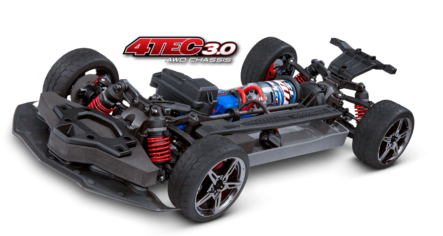 Traxxas 4-TEC 3.0 Black Chevrolet® Corvette® Stingray 1/10 Scale AWD Supercar 93054-4-BLK 3 Traxxas 4-TEC 3.0 Black Chevrolet® Corvette® Stingray 1/10 Scale AWD Supercar 93054-4-BLK - Image 3