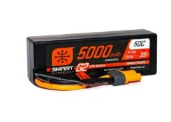 Spektrum 5000mAh 3S 11.1V Smart G2 LiPo 50C Hard Case IC5 SPMX53S50H5