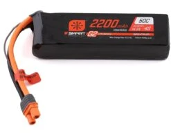 Spektrum 2200mAh 4S 14.8V Smart G2 LiPo 50C IC3 SPMX224S50