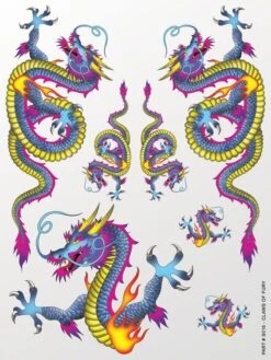 XXX Main Claws Of Fury Sticker Sheet XXXS016