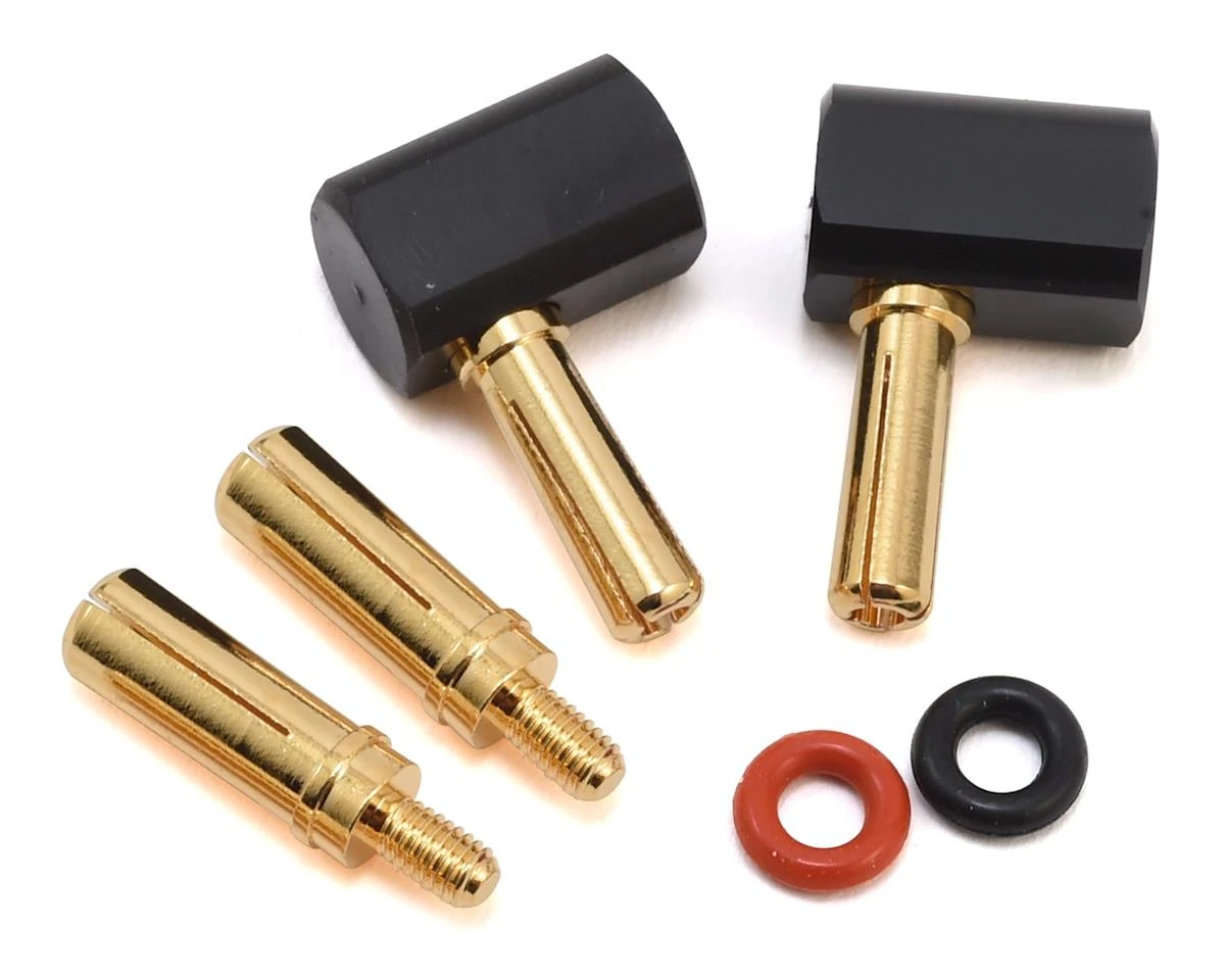 Yeah Racing 4mm & 5mm Bullet Angled Connector Set YEAWPT-0121 1 Yeah Racing 4mm & 5mm Bullet Angled Connector Set YEAWPT-0121